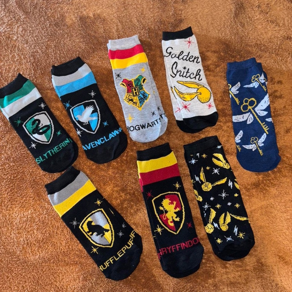Harry Potter Hogwarts House Ankle Socks Collection
